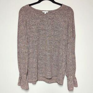 Lucky Brand Pink/Black long sleeve blouse